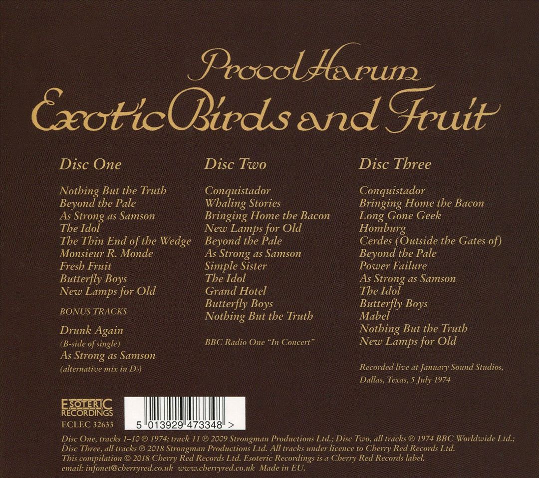 Exotic Birds and Fruit cover art