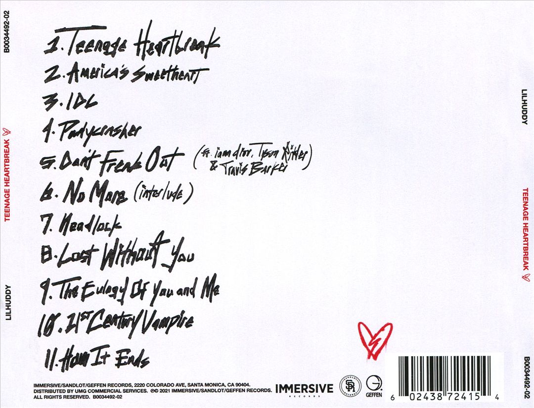 Teenage Heartbreak cover art