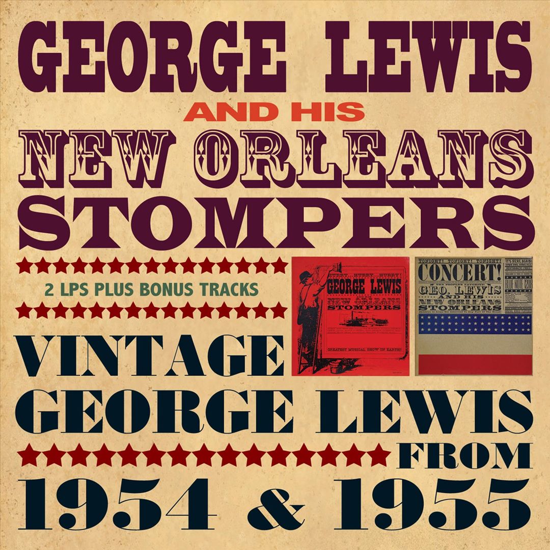 Vintage George Lewis 1954-1955 cover art