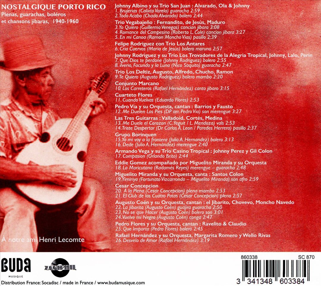 Nostalgico Puerto Rico cover art