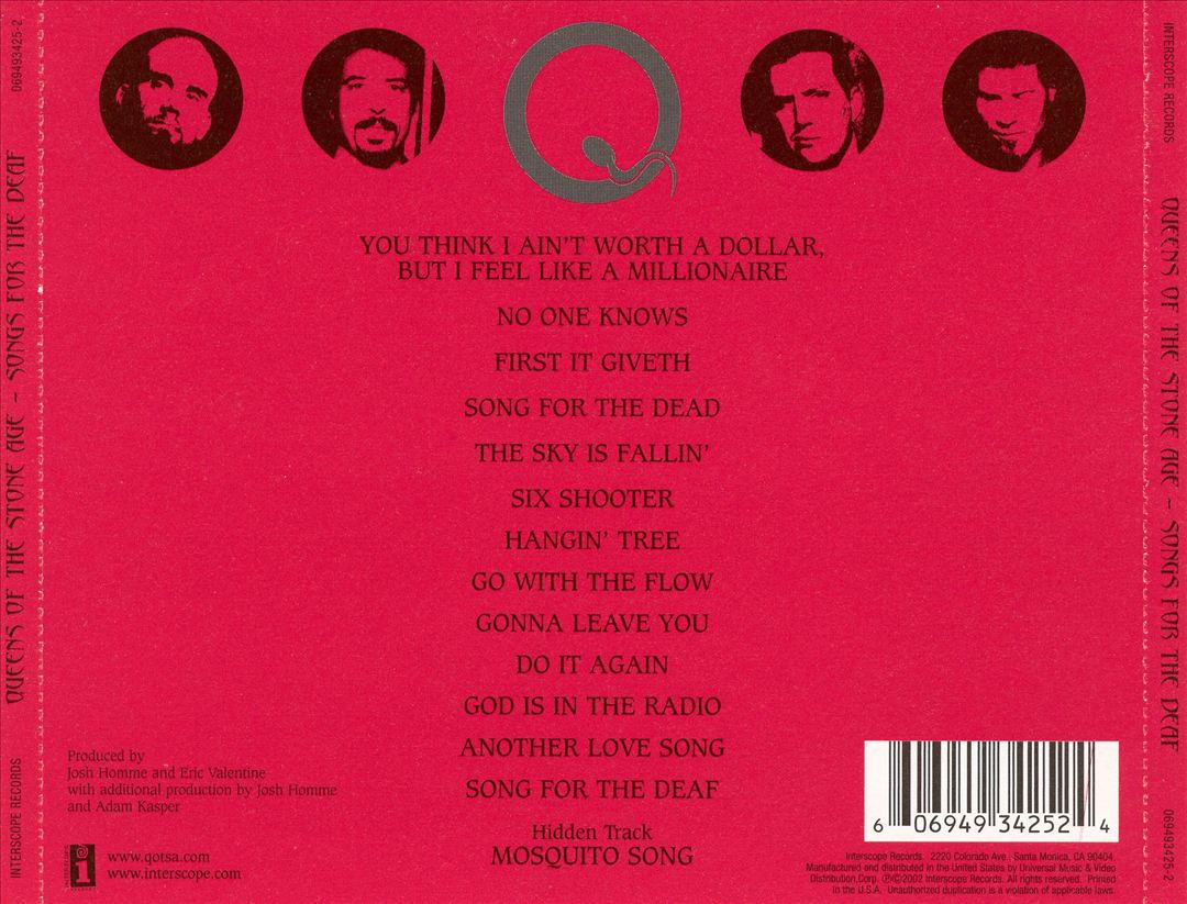 Songs for the Deaf cover art