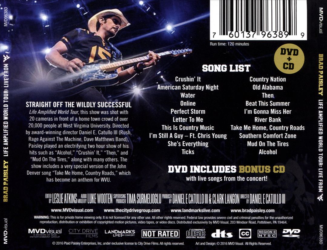 Life Amplified World Tour: Live From WVU cover art