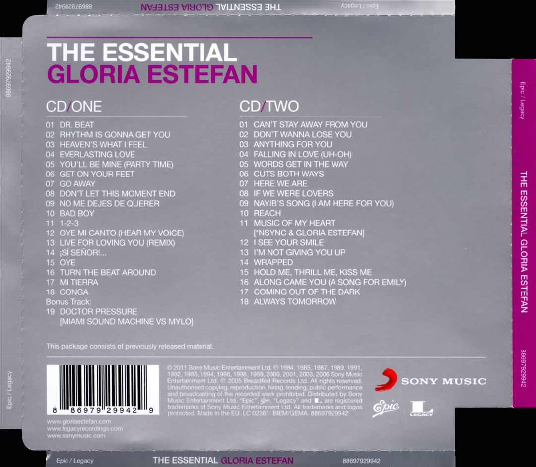 Essential Gloria Estefan cover art