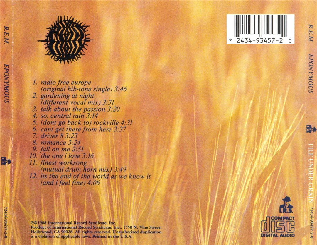 Eponymous cover art