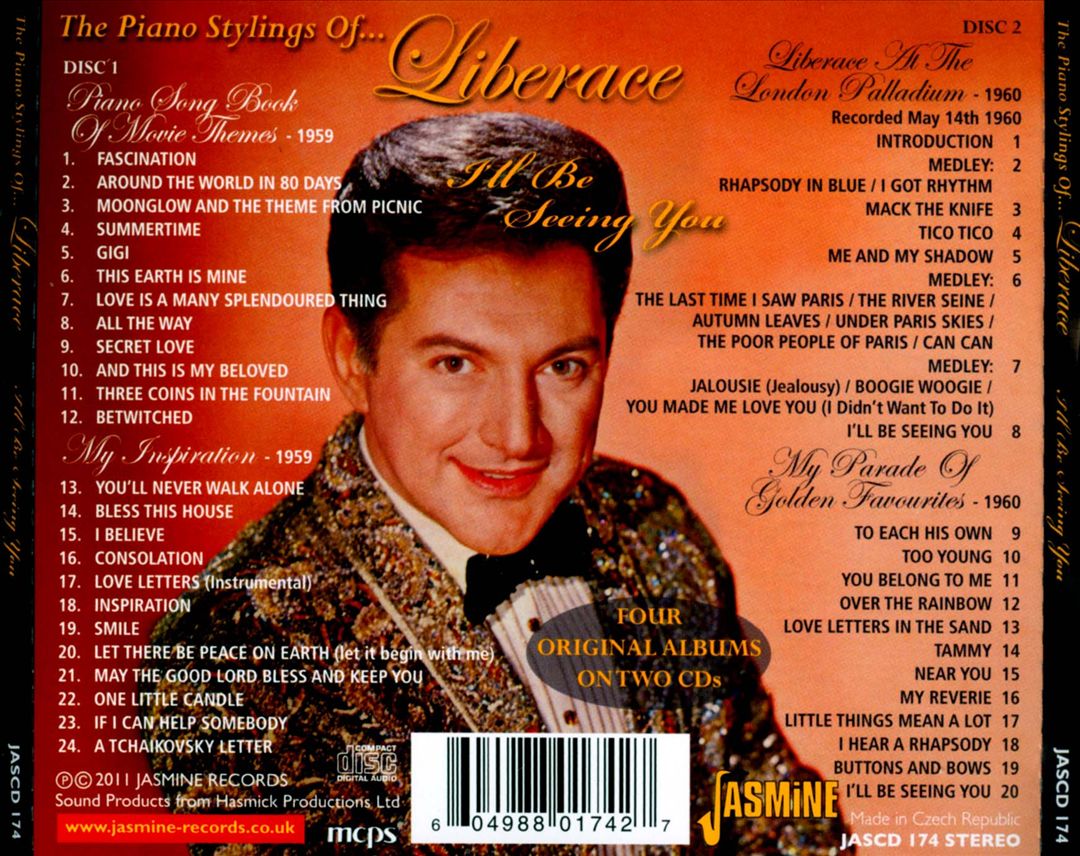 I'll Be Seeing You: The Piano Stylings of Liberace cover art