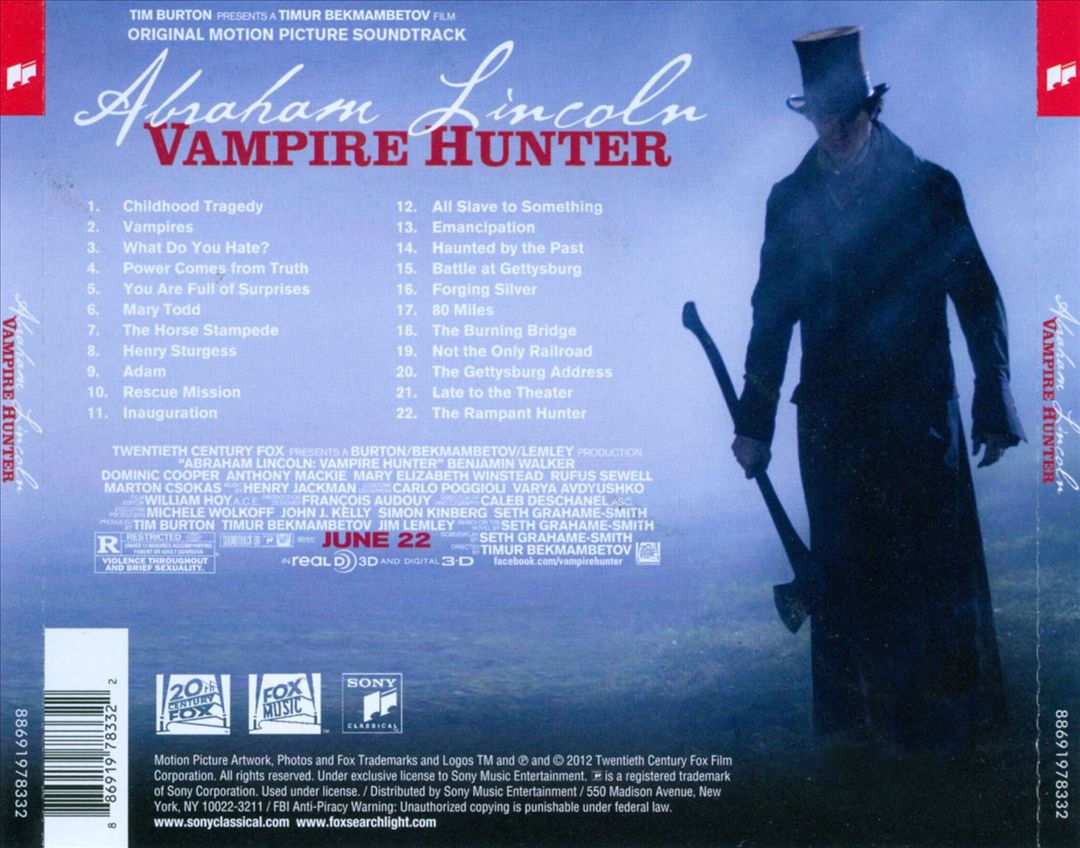 Abraham Lincoln: Vampire Hunter cover art