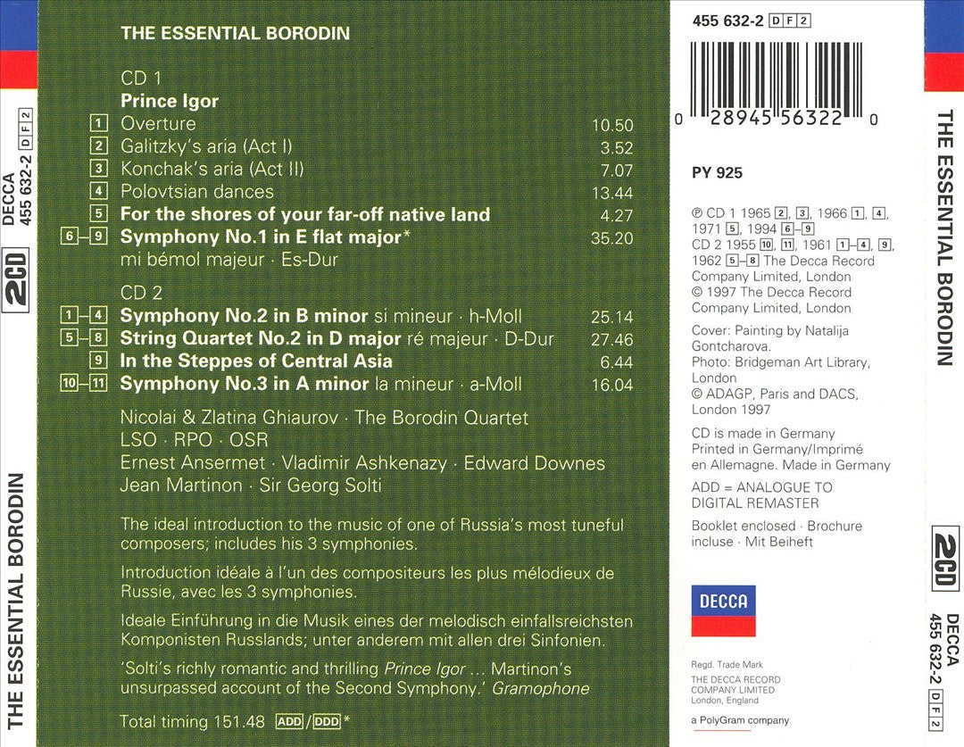 Essential Borodin cover art
