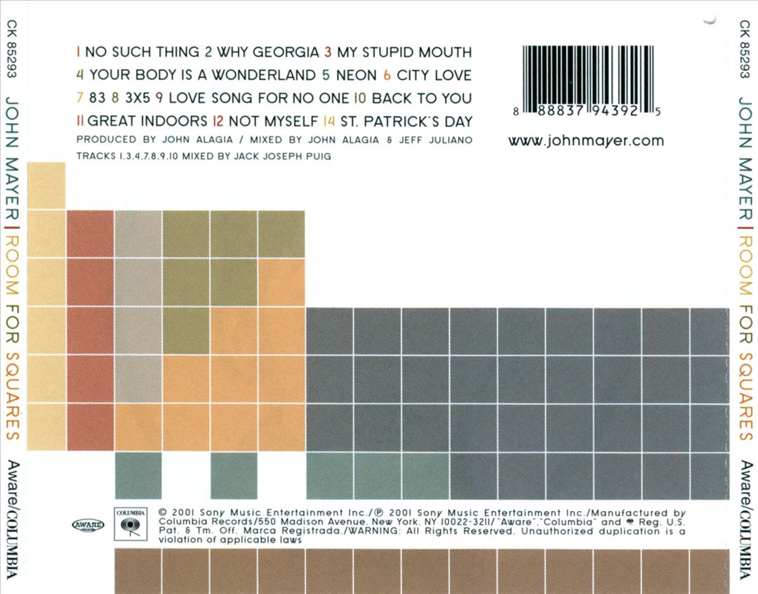 Room for Squares cover art
