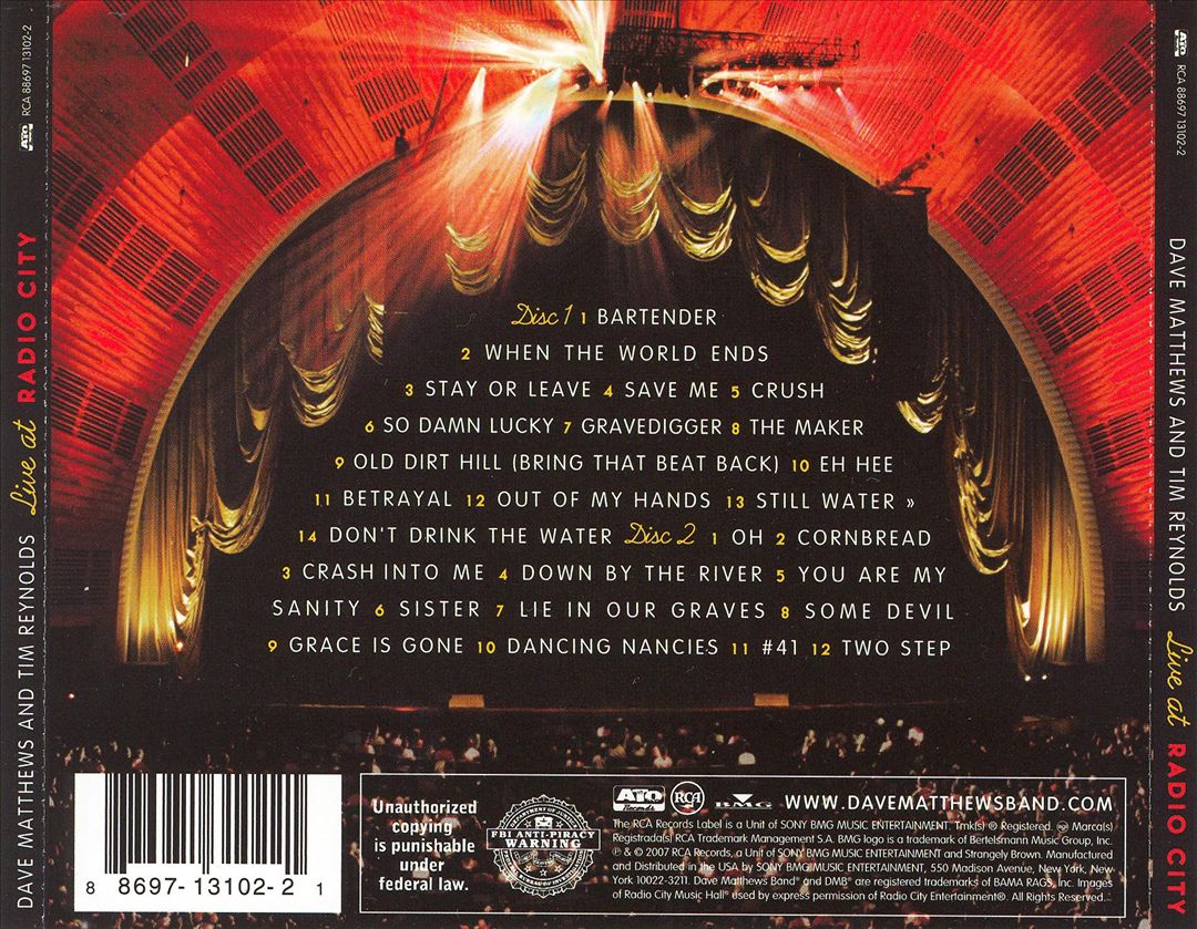 Live at Radio City Music Hall cover art