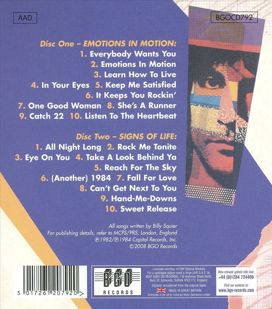 Emotions in Motion/Signs of Life cover art