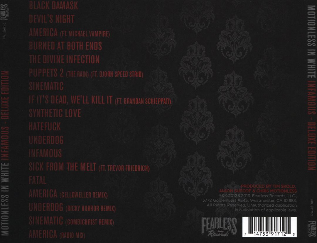 Infamous cover art