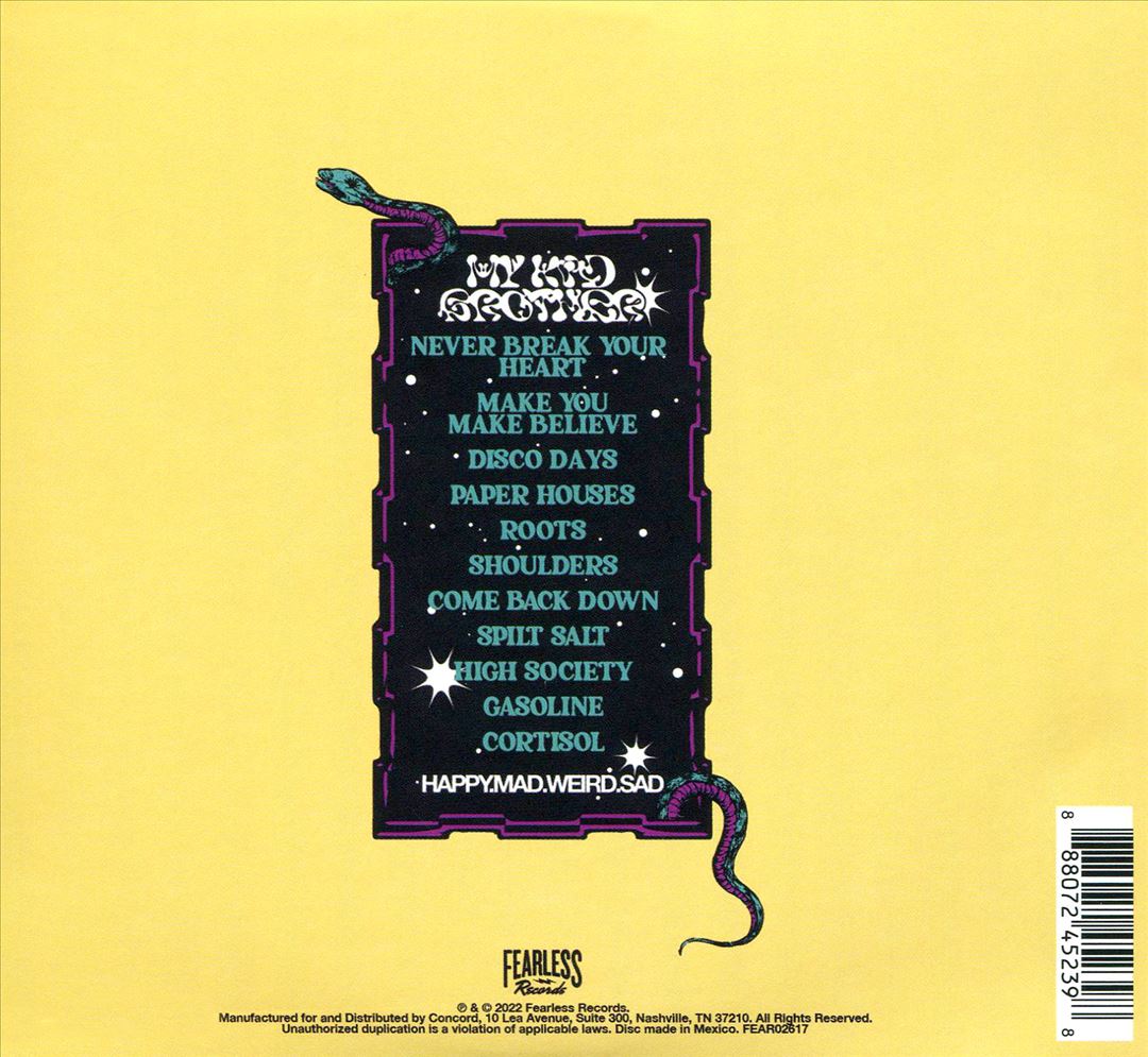 Happy. Mad. Weird. Sad cover art