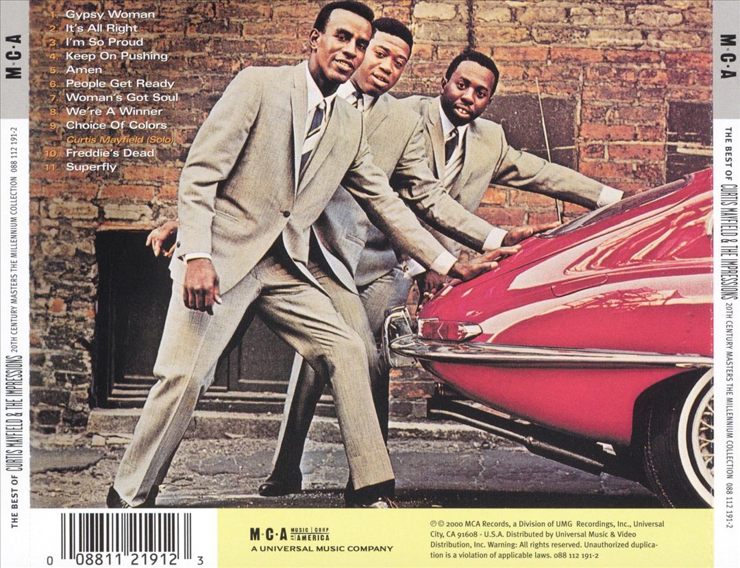 20th Century Masters - The Millennium Collection: The Best of Curtis Mayfield cover art