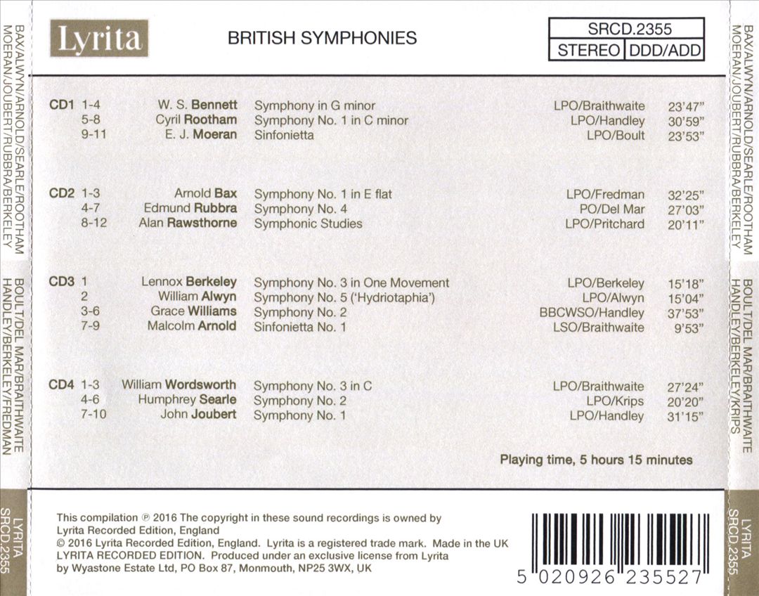 British Symphonies cover art