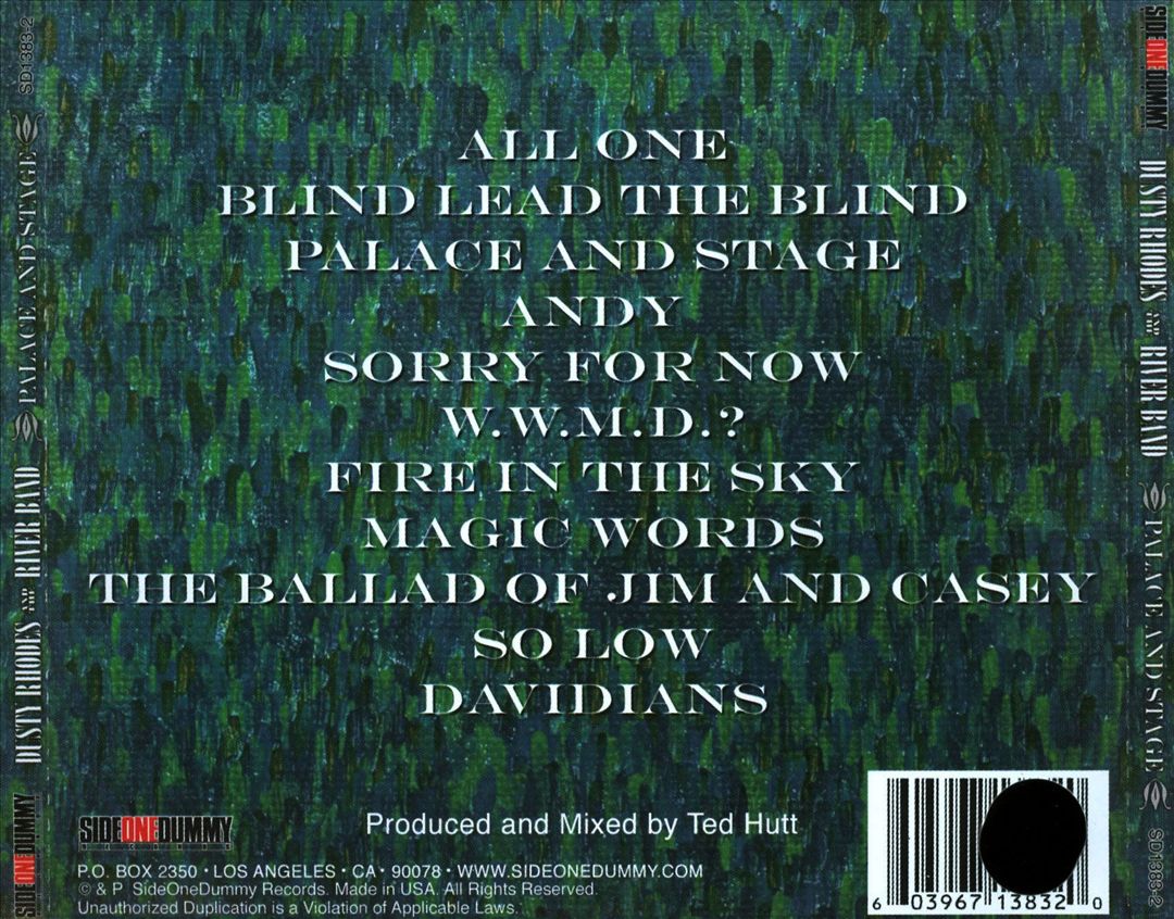 Palace and Stage cover art