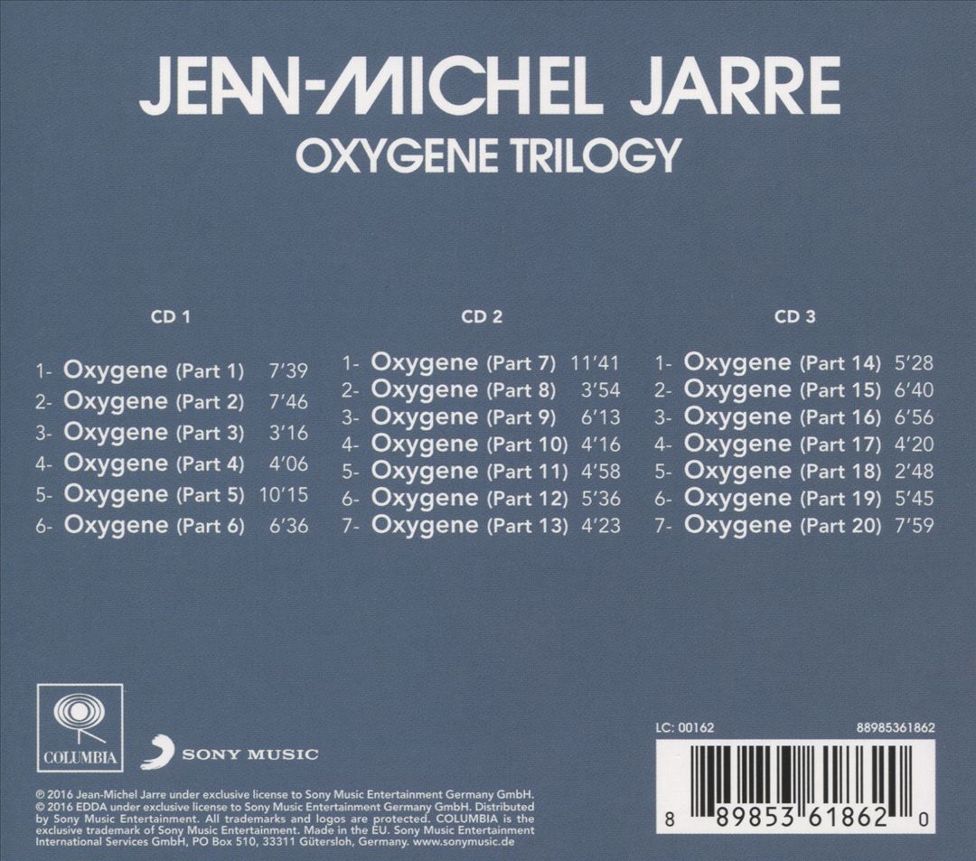 Oxygène Trilogy cover art