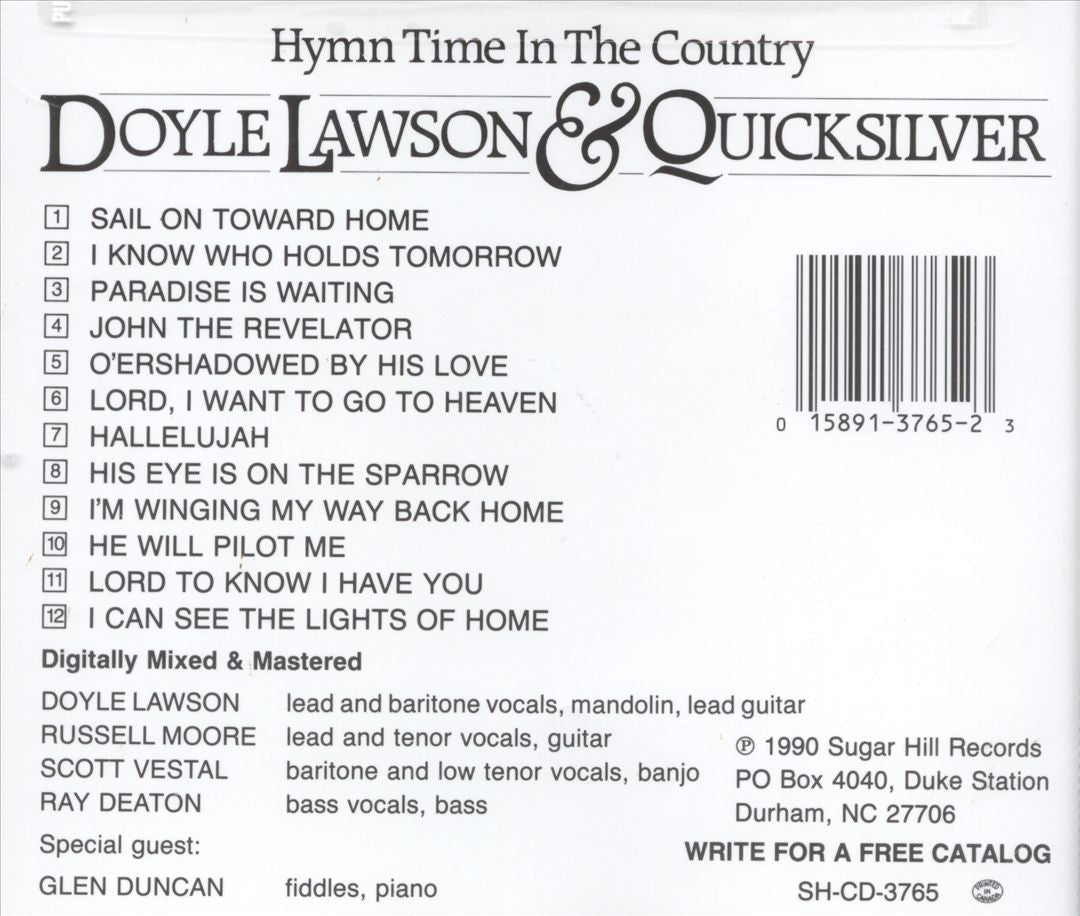 Hymn Time in the Country cover art