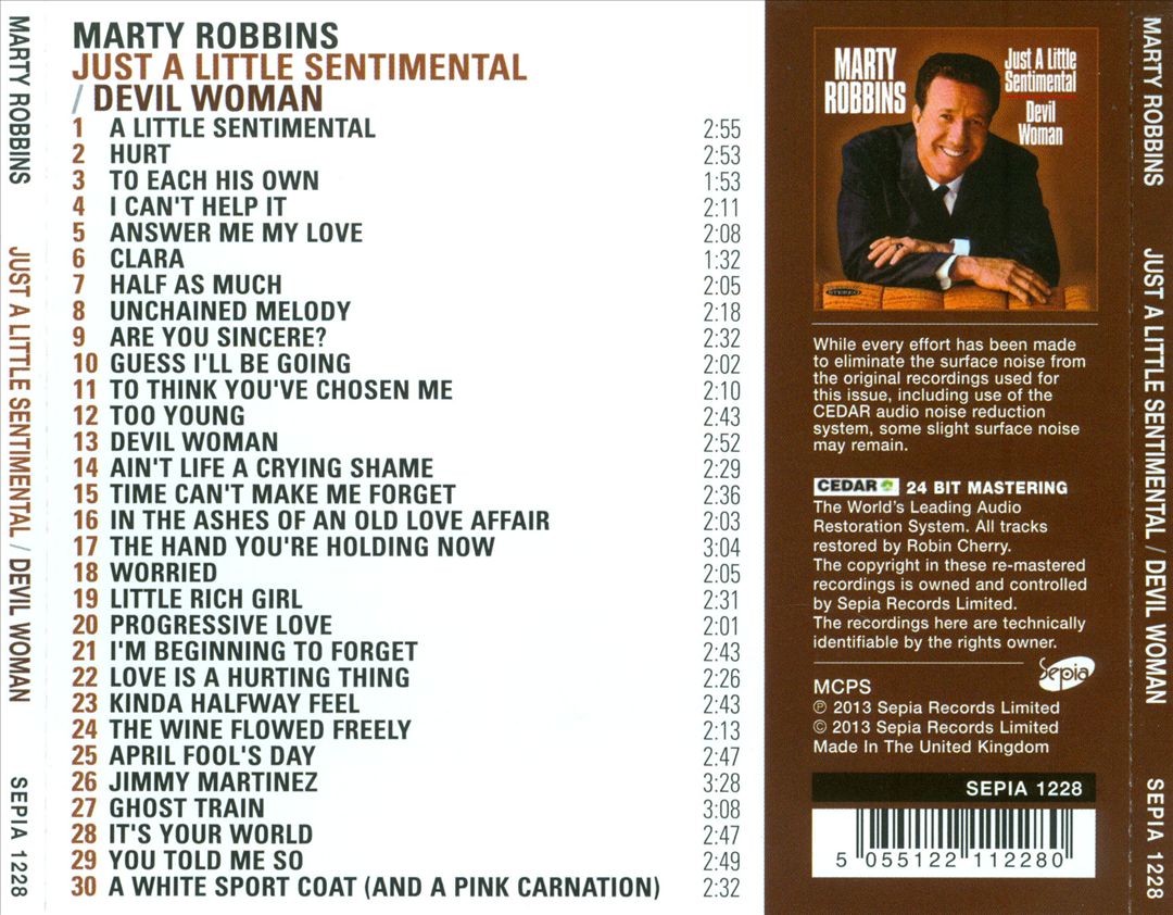 Just a Little Sentimental/Devil Woman cover art