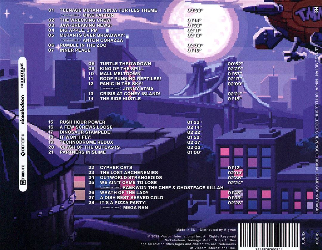 Teenage Mutant Ninja: Shredder's Revenge cover art