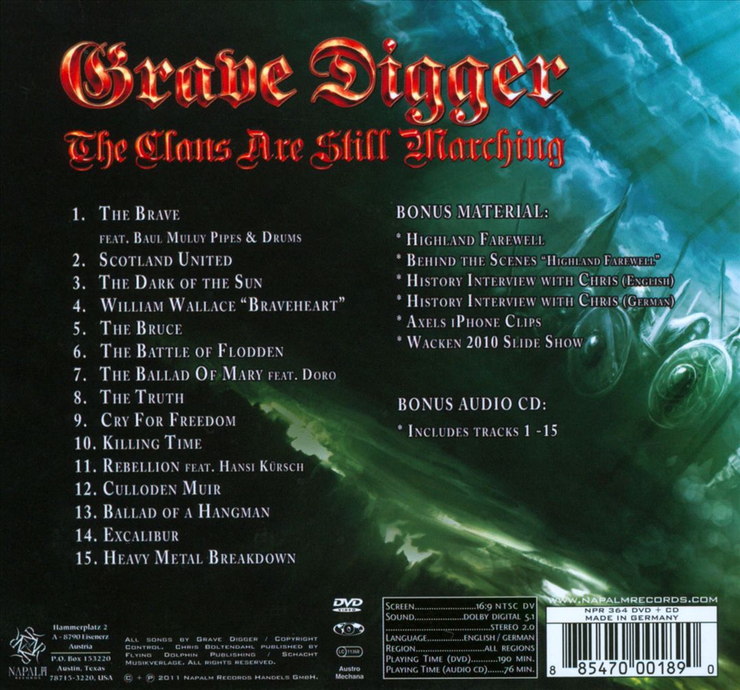 Clans Are Still Marching: Live At Wacken 2010 cover art