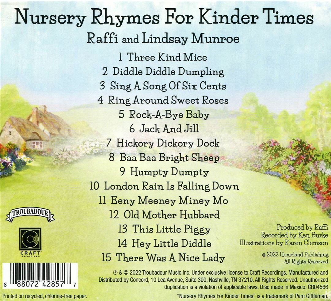 Nursery Rhymes for Kinder Times cover art