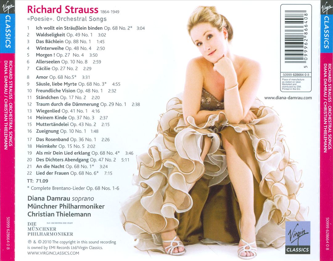 Poesie: Richard Strauss Lieder cover art