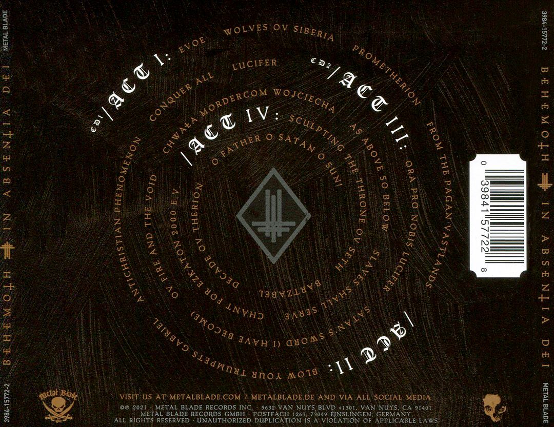 In Absentia Dei cover art