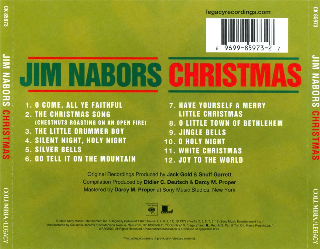Jim Nabors Christmas cover art