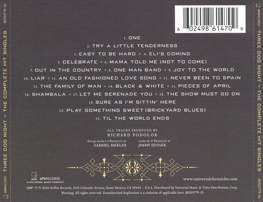 Complete Hit Singles cover art