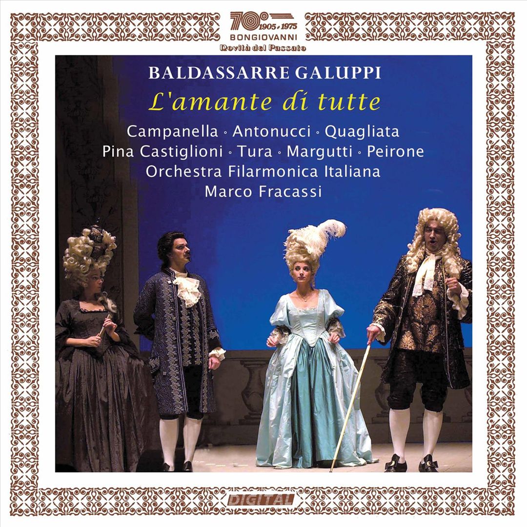 Baldassarre Galuppi: L'Amante di tutte cover art