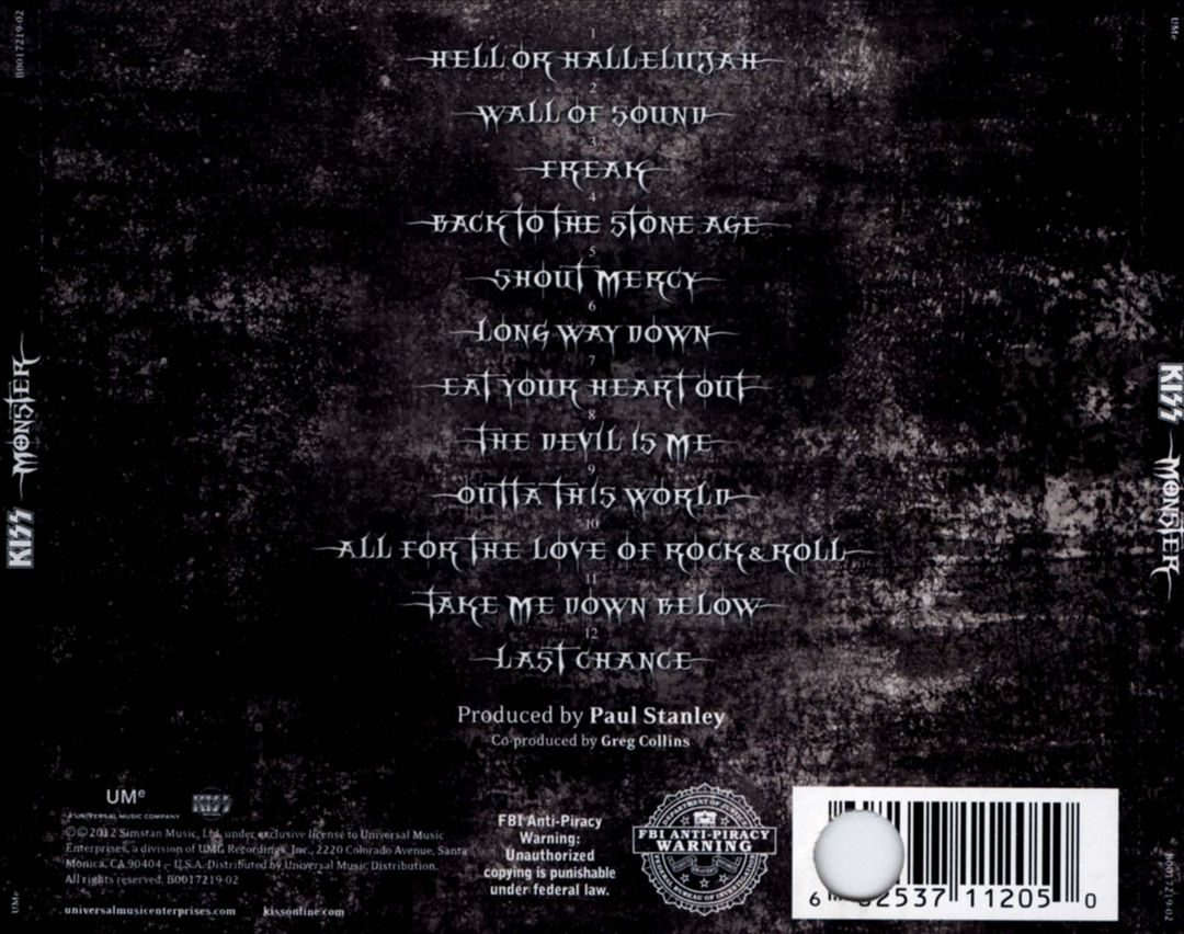 Monster cover art