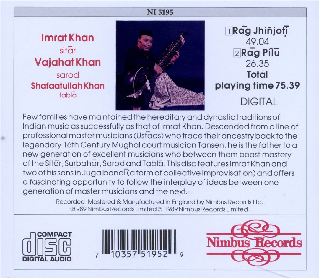 Rag Jhinjoti/Rag Pilu cover art