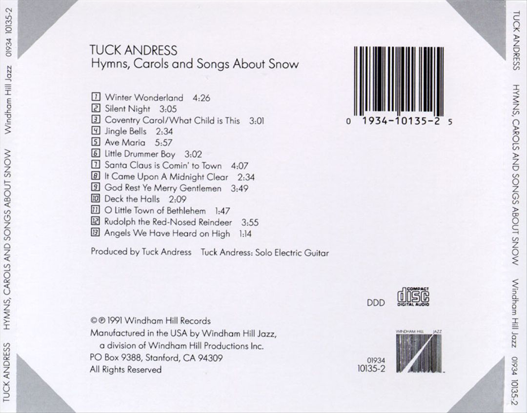 Hymns, Carols and Songs About Snow cover art