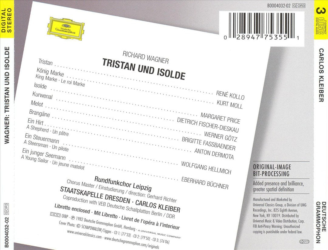 Wagner: Tristan und Isolde cover art