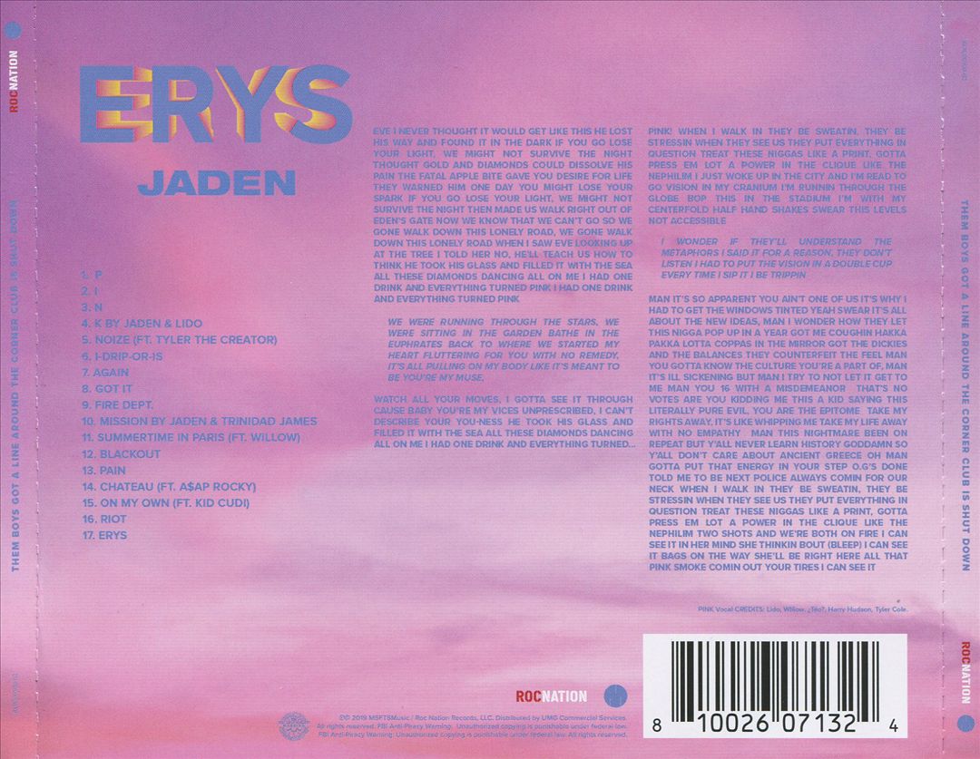 ERYS cover art
