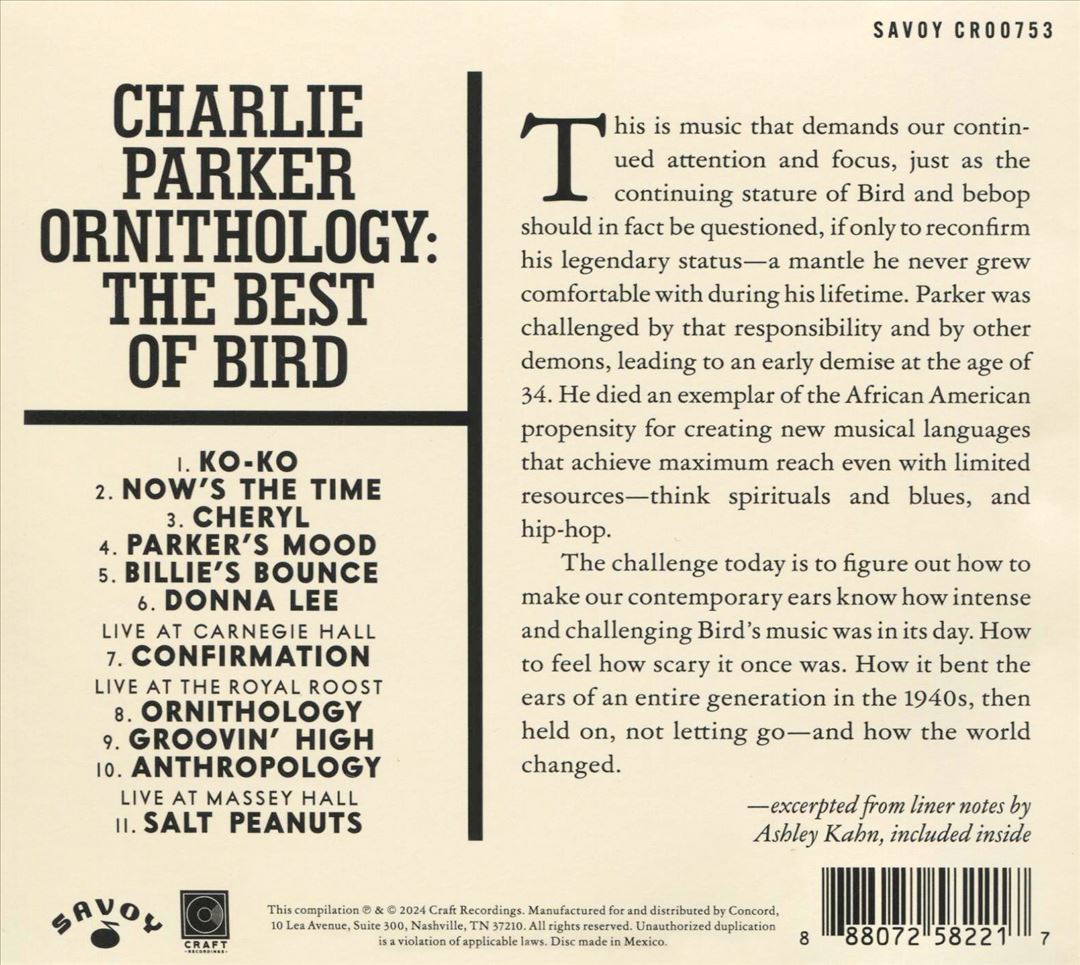 Ornithology: The Best of Bird cover art
