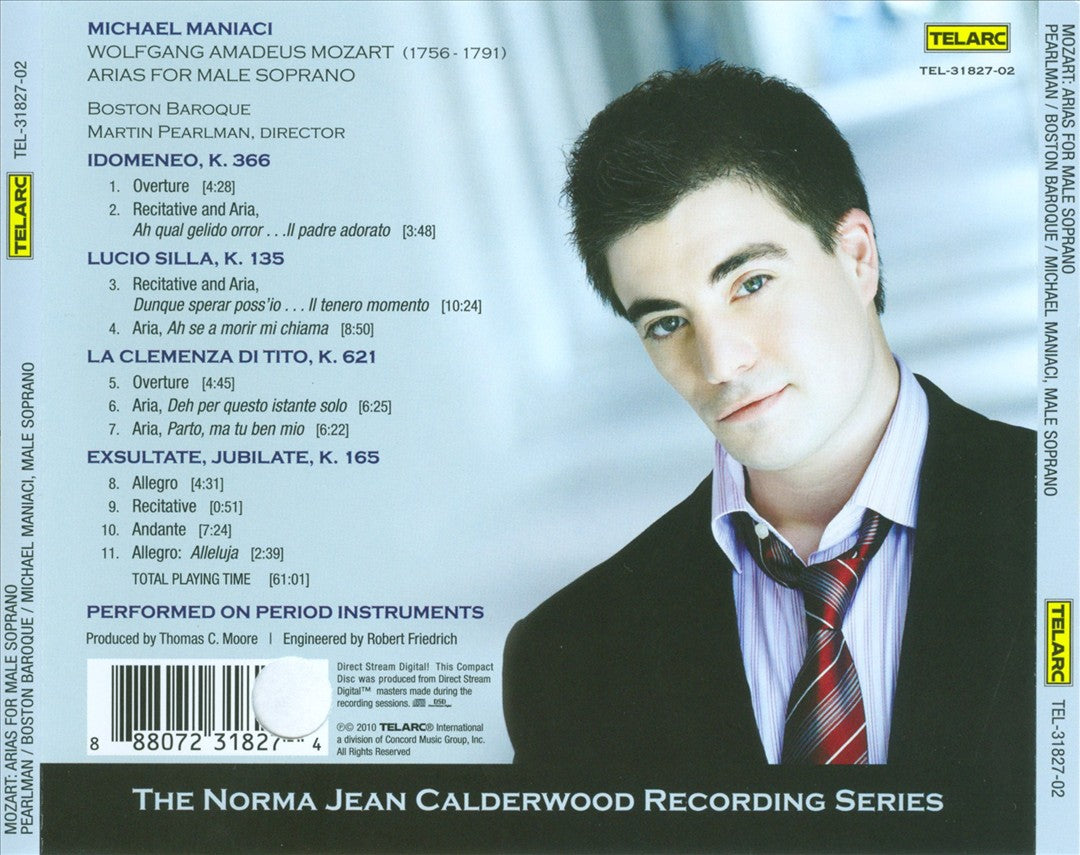 Mozart: Arias for Male Soprano cover art
