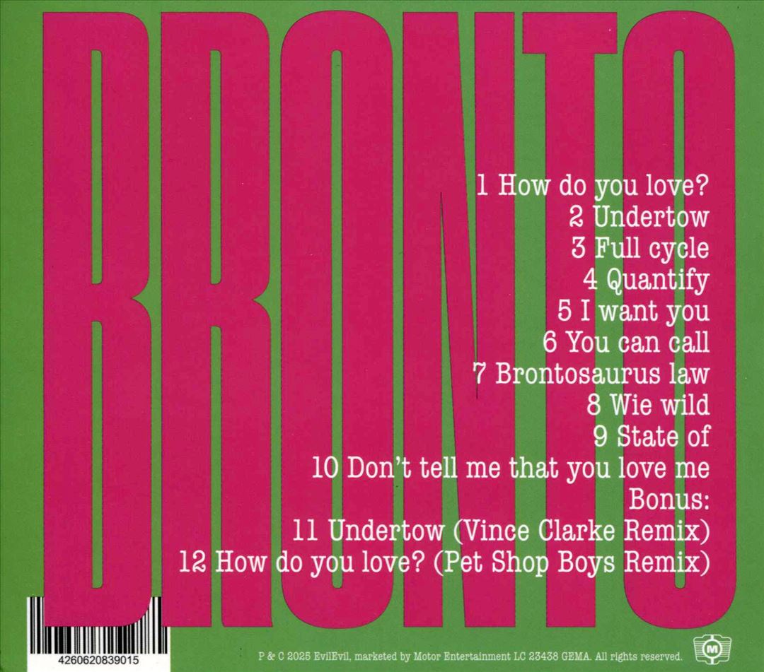 Bronto cover art