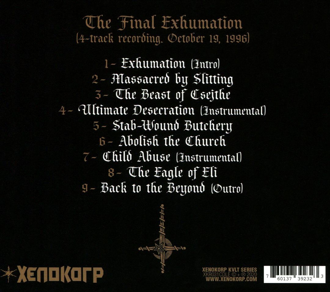 Final Exhumation cover art