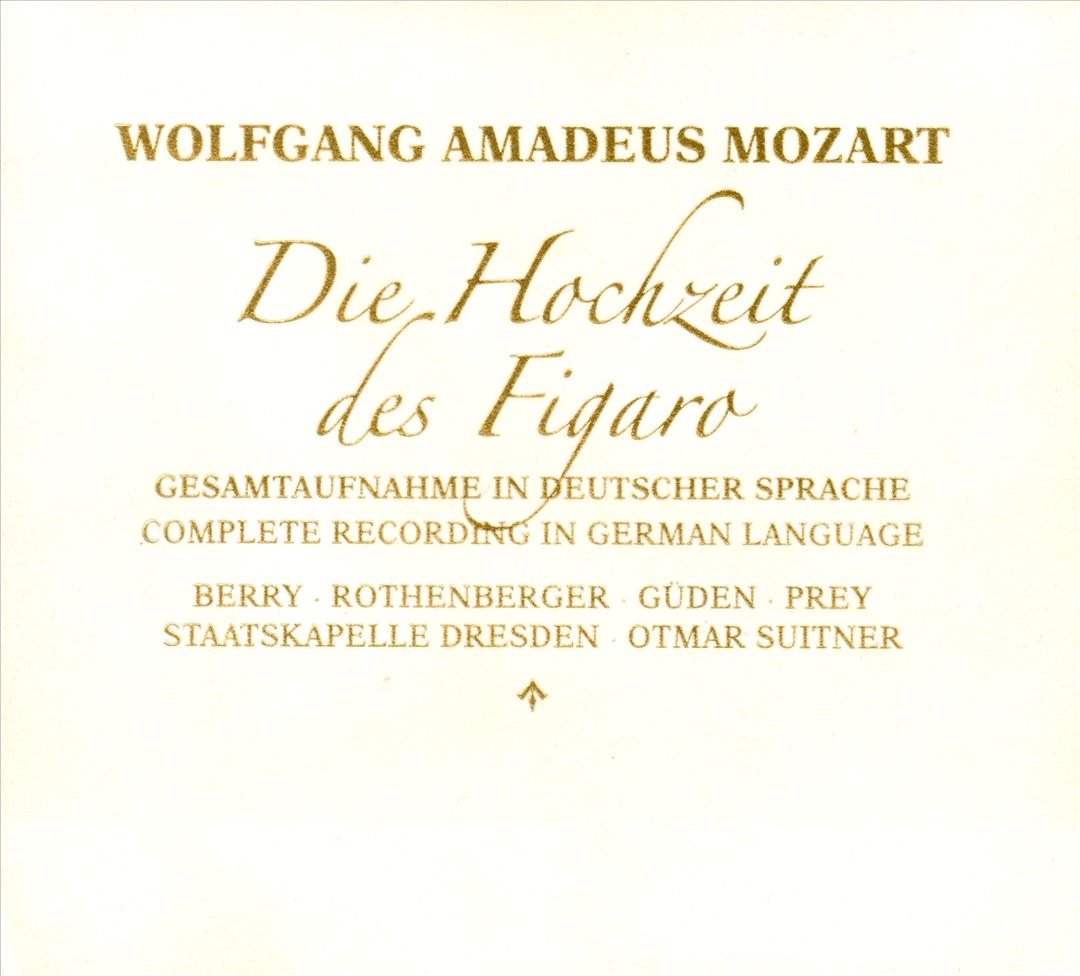 Mozart: Die Hochzeit des Figaro cover art