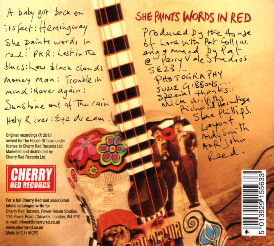 She Paints Words in Red cover art