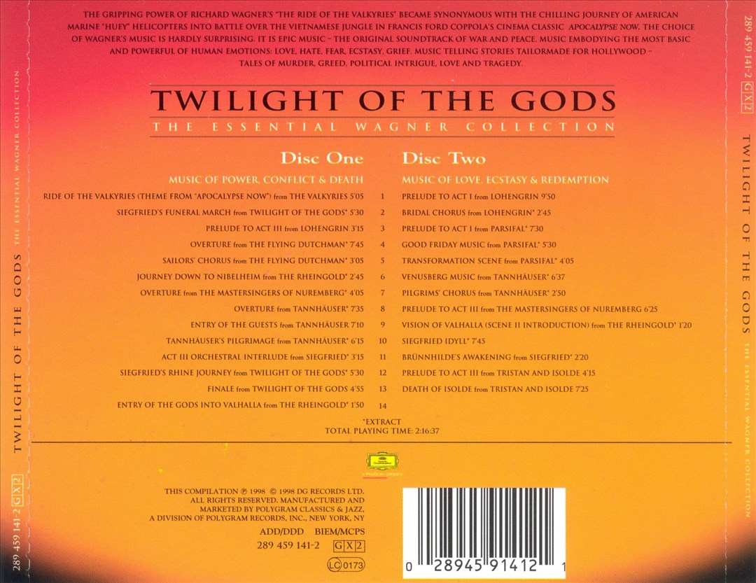 Twilight of the Gods: The Essential Wagner Collection cover art