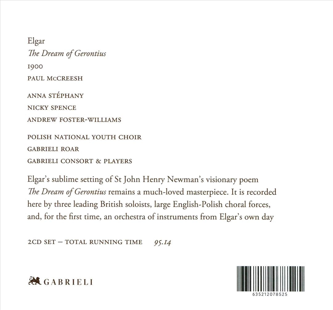 Elgar: The Dream of Gerontius, 1900 cover art
