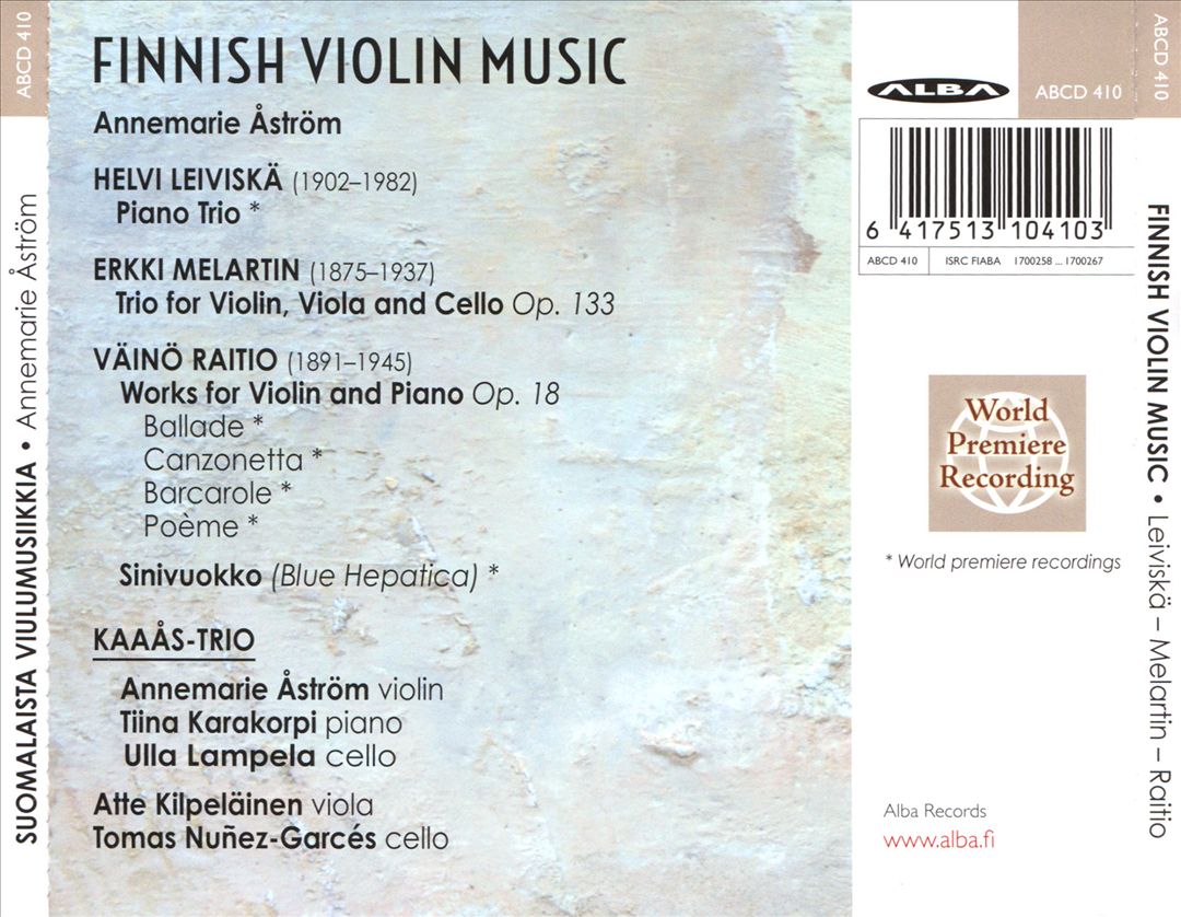 Finnish Violin Music cover art
