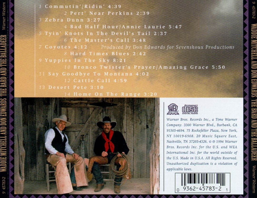 Bard & The Balladeer: Live From Cowtown cover art