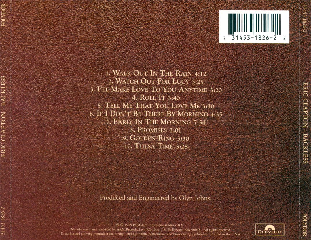 Backless cover art