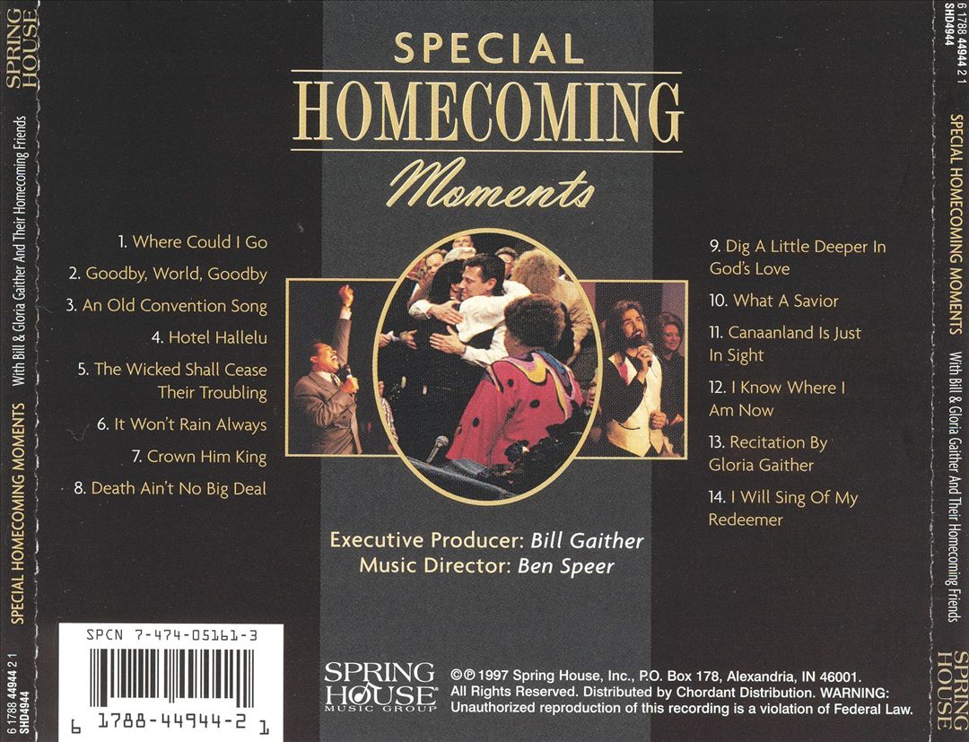 Special Homecoming Moments cover art