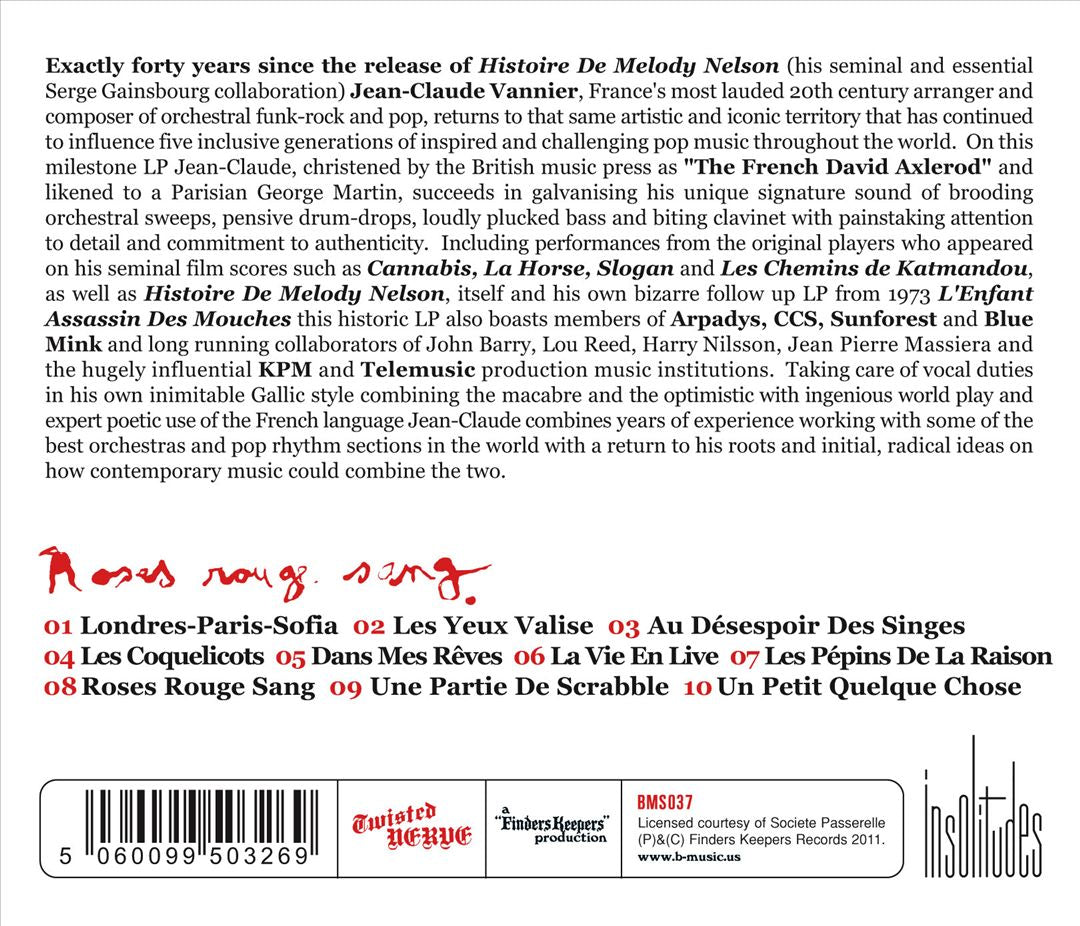 Roses Rouge Sang cover art