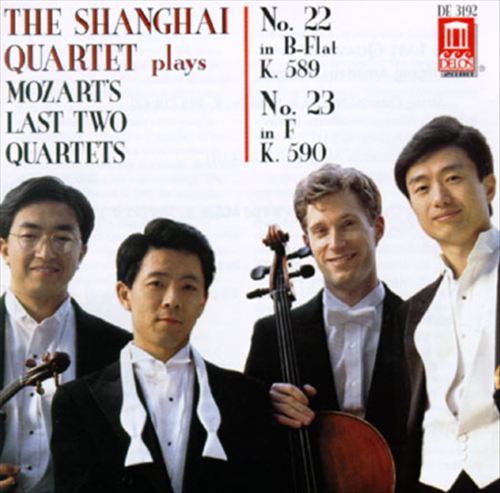 Shanghai Quartet Plays Mozart's Last Two Quartets - No. 22 K 589, No. 23 K. 590 cover art