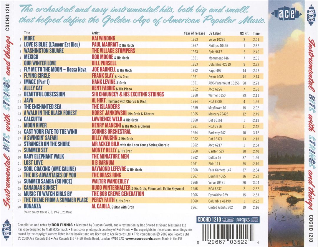 Golden Age of American Popular Music: Hits with Strings and Things cover art